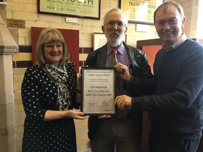 Tim with Patricia Marshall and Roger Blake