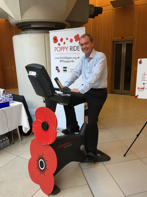 Poppy Appeal charity bike ride