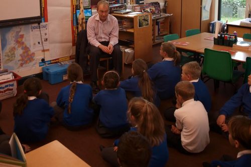 Tim at Hawkshead Primary School