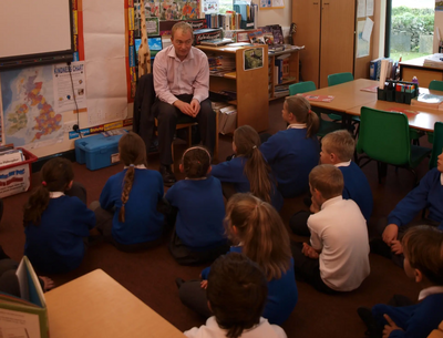 Tim at Hawkshead Primary School