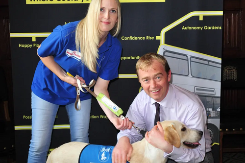 South Lakes MP showed his support for a campaign led by the charity Guide Dogs to make travelling by bus easier for people with sight loss.