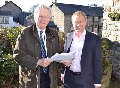 Richard Rhodes PCC and Tim Farron MP