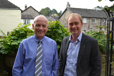 Tim and Bill Mumford, Chief Executive of Jigsaw Children's Hospice