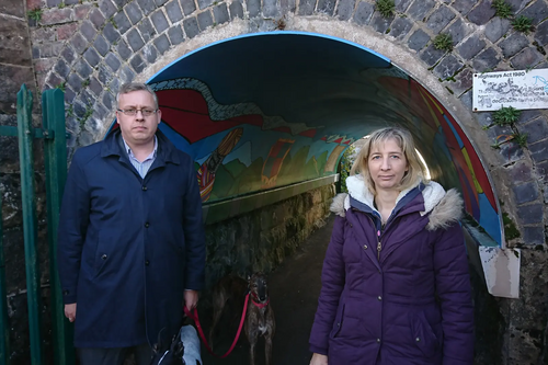 Local councillors Chris Hogg and Helen Ladhams