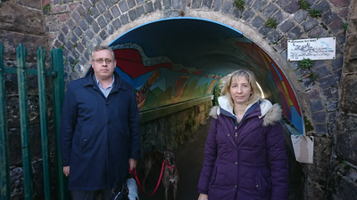 Local councillors Chris Hogg and Helen Ladhams