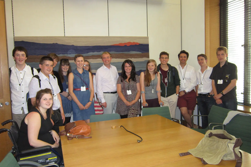 South Lakes MP, Tim Farron, welcomed his local youth council to Parliament last week in London.