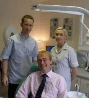 Tim Farron MP at the opening of the Mint Dental Practice in Ambleside