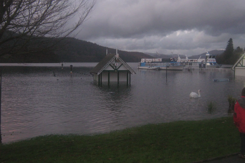 Bowness bay flooded back in 2009