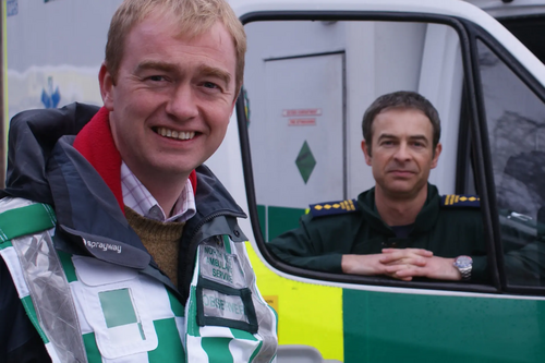 Tim will ambulance staff