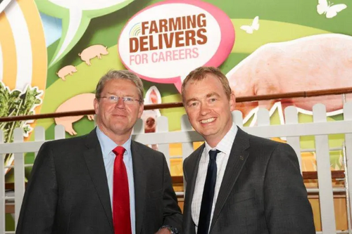 Local MP Tim Farron with NFU President Peter Kendall.  Peter recently called Tim a true ally of farming.