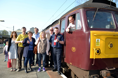 Tim and the West Coast Railways team