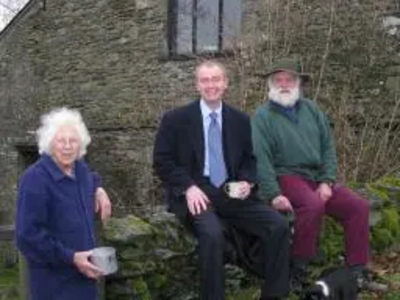 Tim at the first ever Home of the Farm in Selside, near Kendal