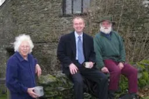 Tim at the first ever Home of the Farm in Selside, near Kendal