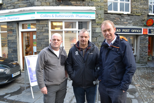 Tim at the pharmacy in Hawkshead