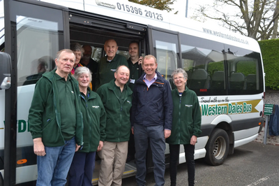 Tim and the Western Dales Bus team